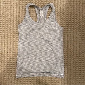 Women’s active seamless contour Nike new balance heather grey gray tank
